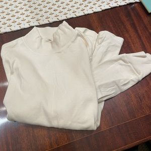 Long sleeve white top